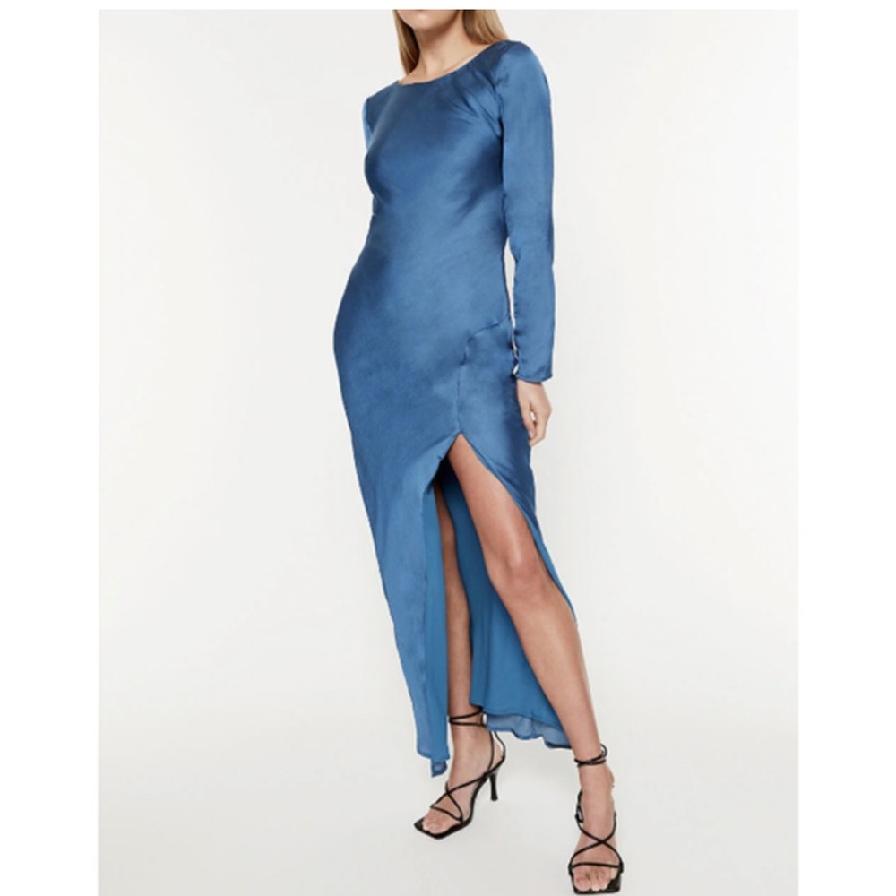 Bardot River Bias Dress Teal (Size 8)